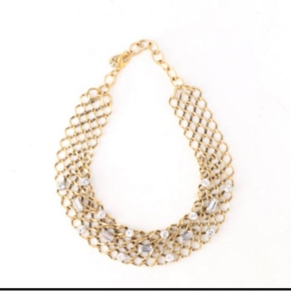 Charming Gold Mesh Necklace